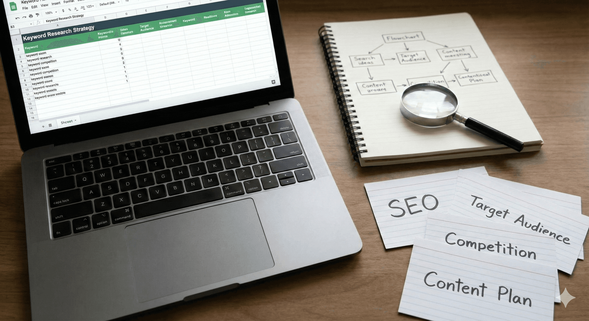 Keyword research process