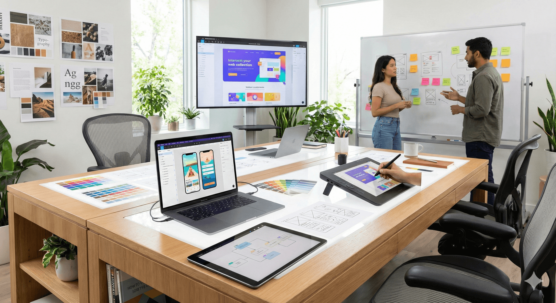 UI/UX design illustration