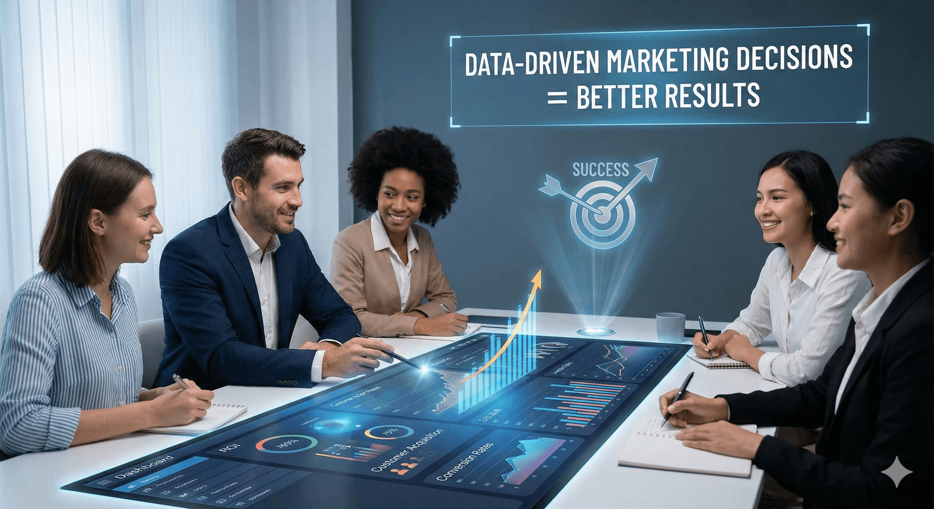 Marketing analytics dashboard